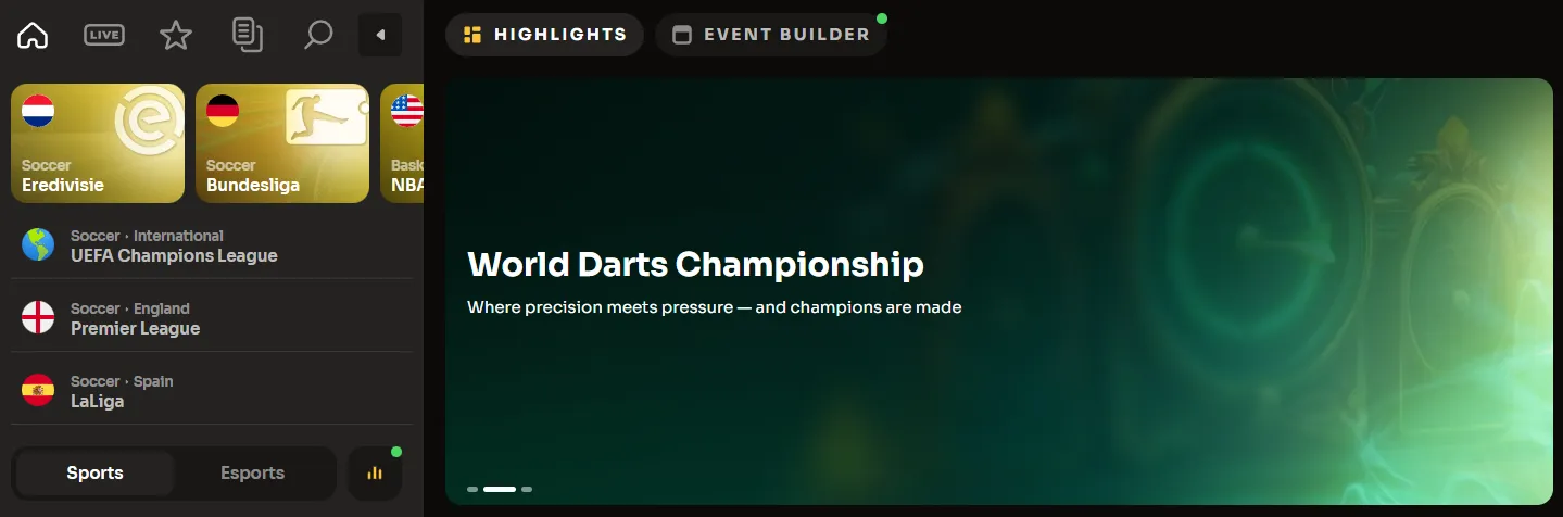 Sportweddenschappen beschikbaar bij HolyLuck Casino